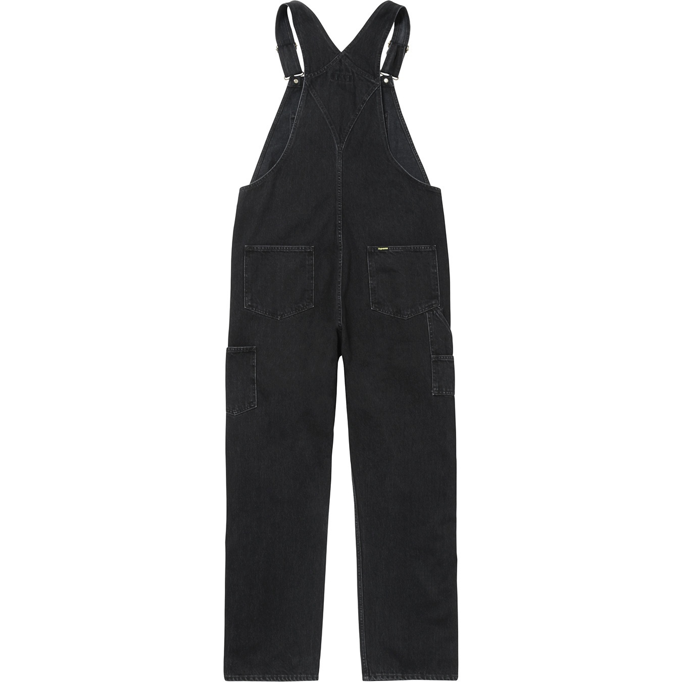 Washed Denim Overalls view 9